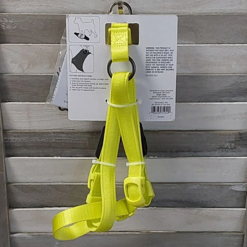 LED Rechargeable Dog Harness Vibrant Green | Boots & Barkley™ | Medium